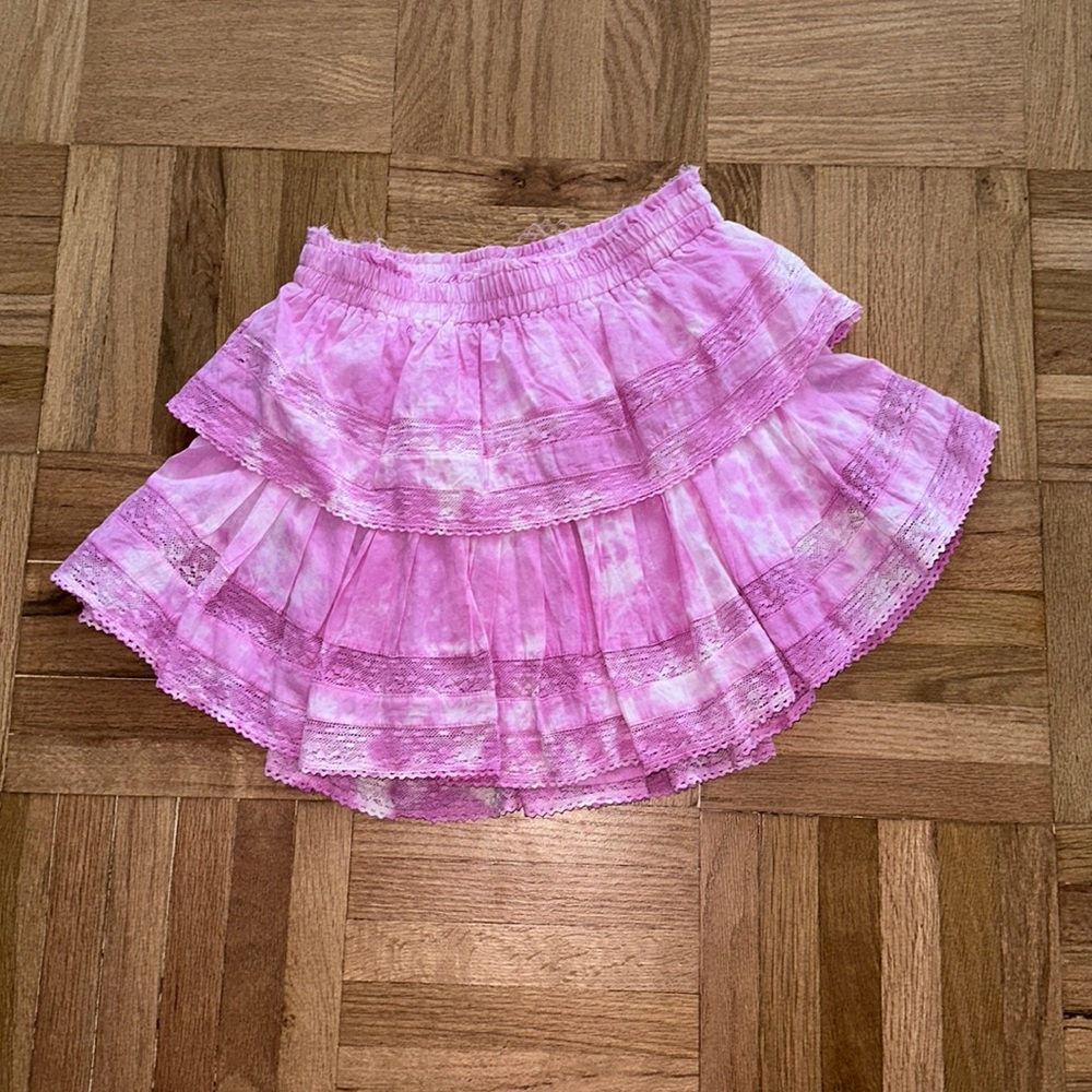 LoveShackFancy ruffle mini skirt